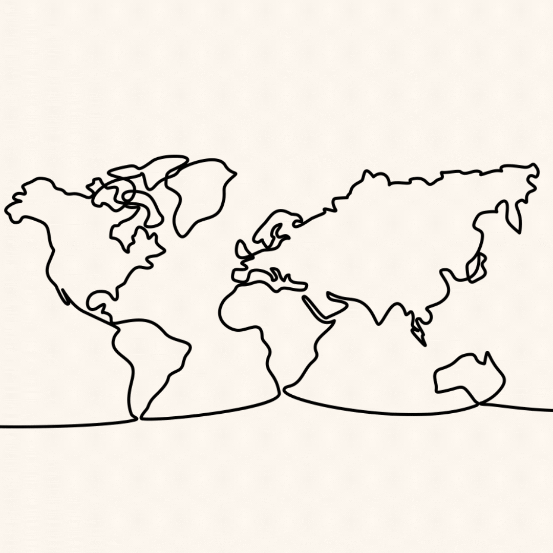 map with paws indicating locations of pata paw's female artists