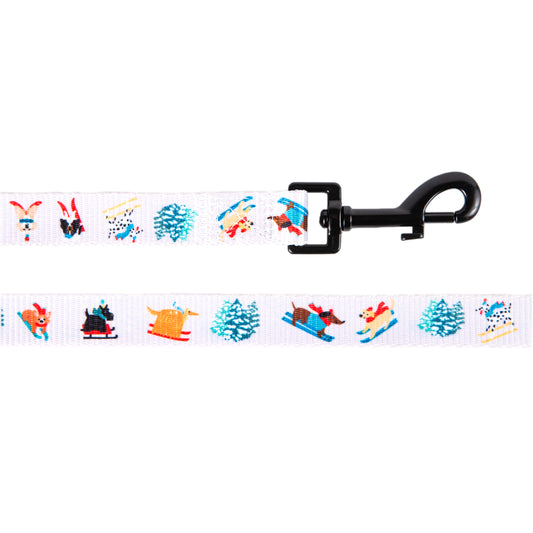 pata paw ski wonderland leash showing its buckle