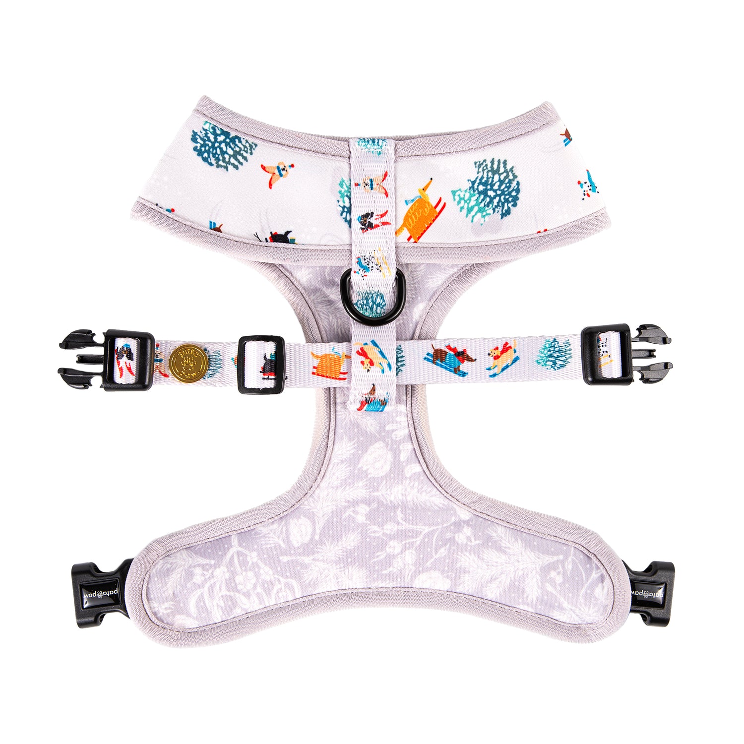 pata paw ski wonderland reversible harness back side