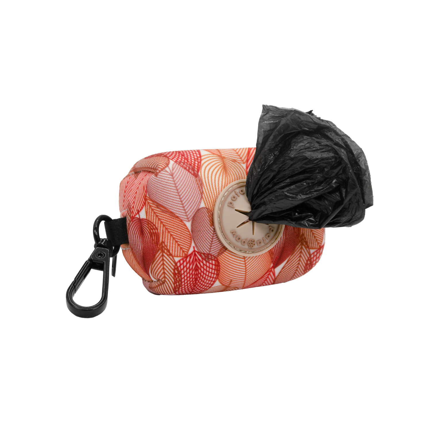 pata paw autumn crunch poop bag holder
