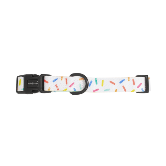 Pata Paw confetti collar.
