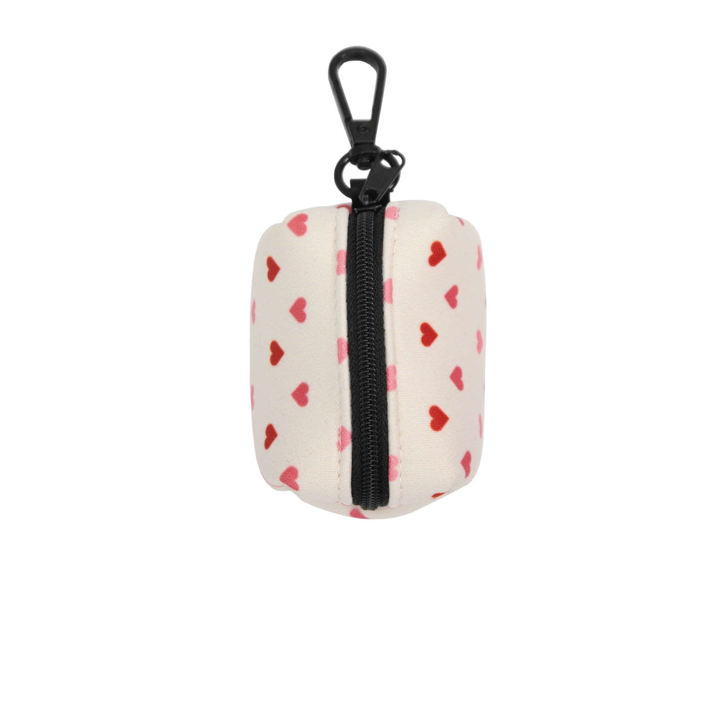 pata paw blush hearts poop bag holder