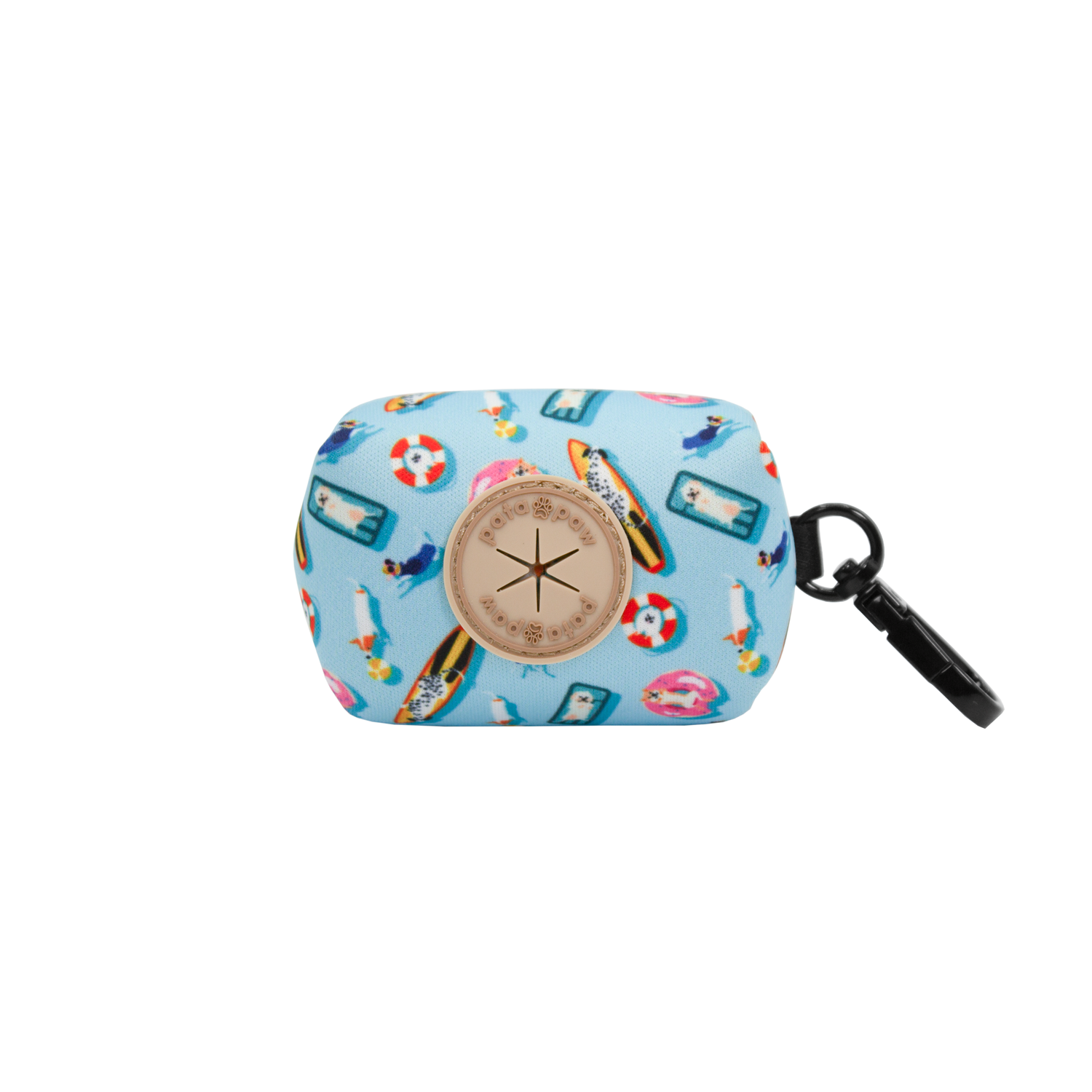 pata paw pool pups poop bag holder