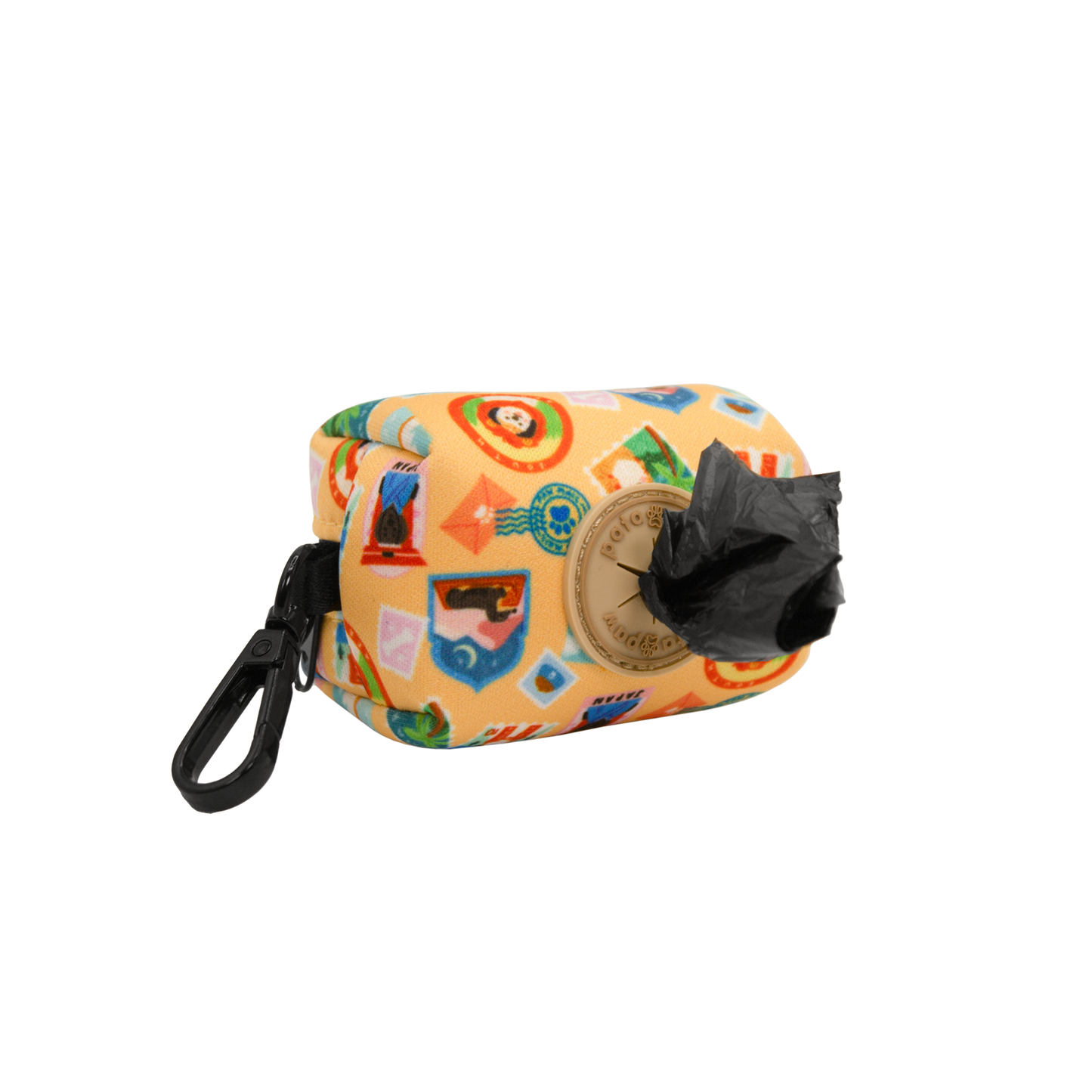 pata paw traveling pups poop bag holder