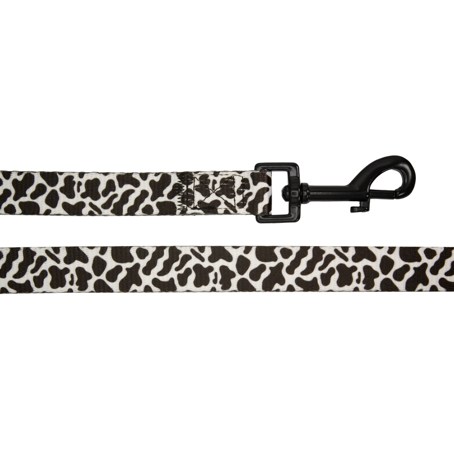pata paw moo leash showing buckle and pattern