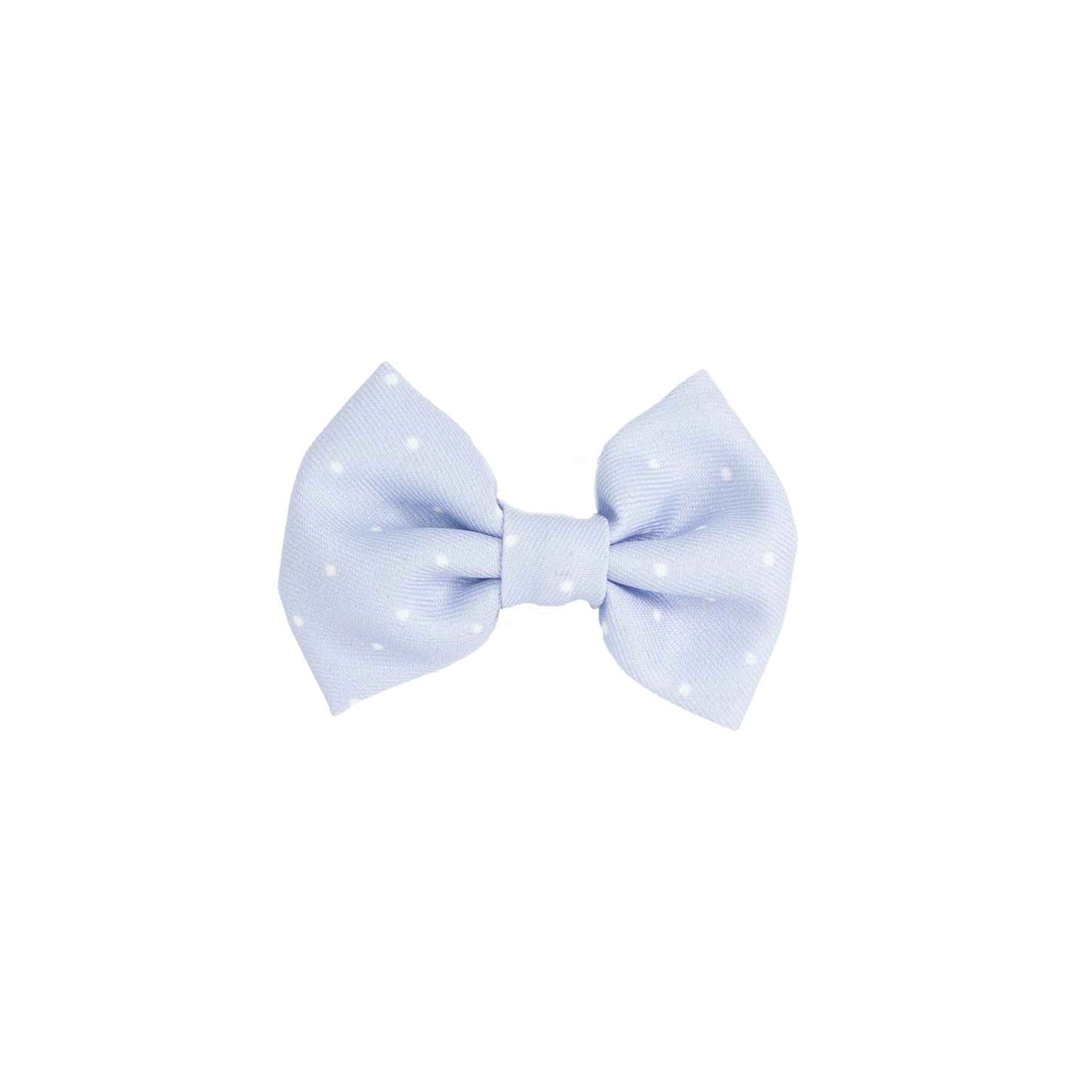 blue polka dots bow tie