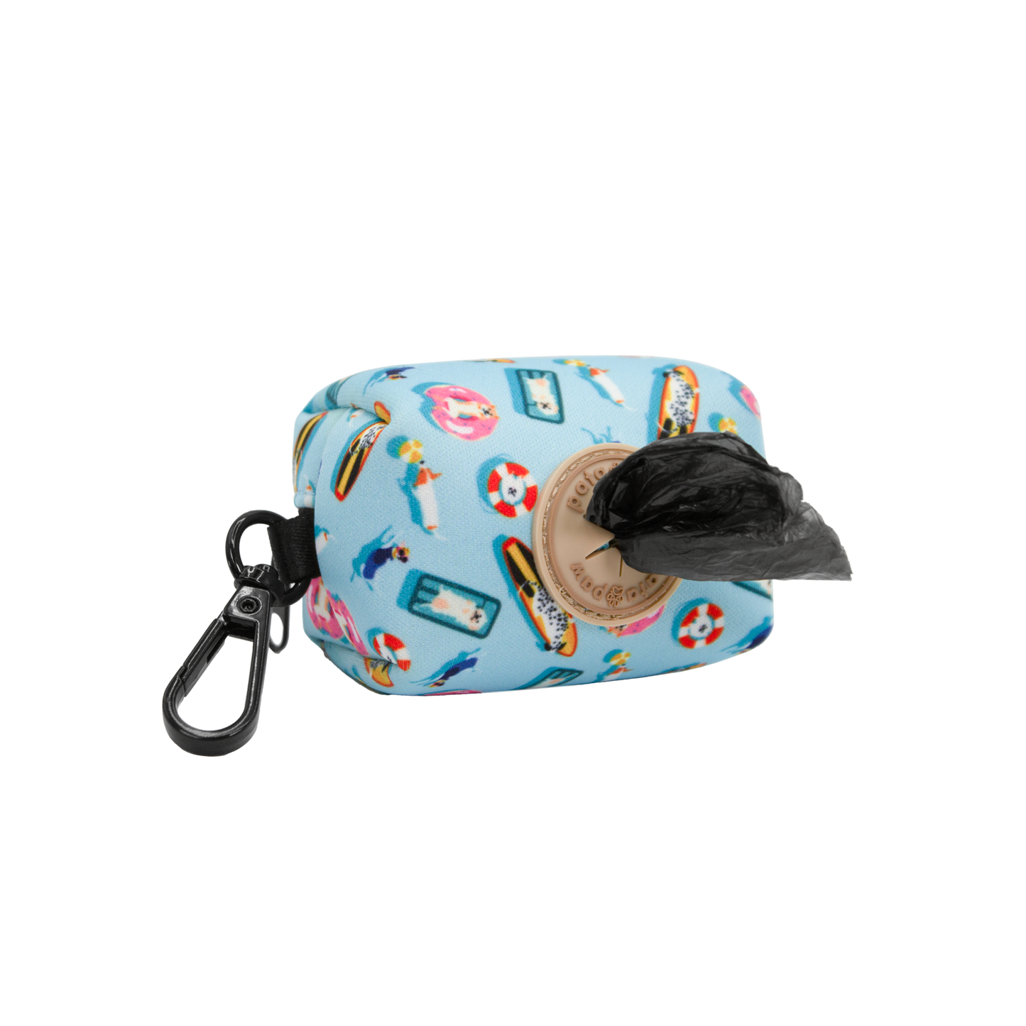 pata paw pool pups poop bag holder