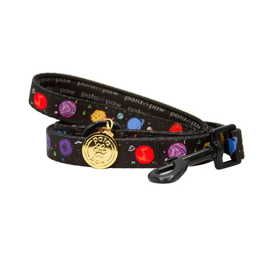 pata paw space explorer leash rolled up
